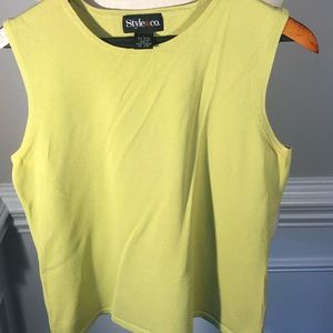 NWOT Style & Co Sleeveless Rayon Blend Top-